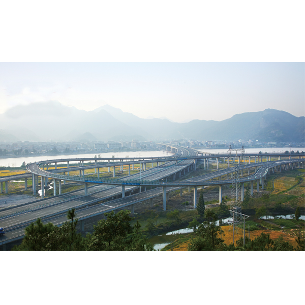 龙丽高速公路龙游跨G60立交桥枢纽工程